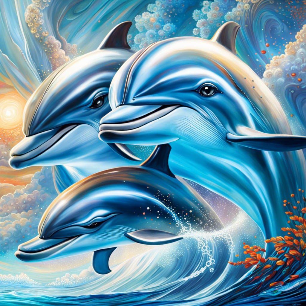 Portrait of Dolphins
