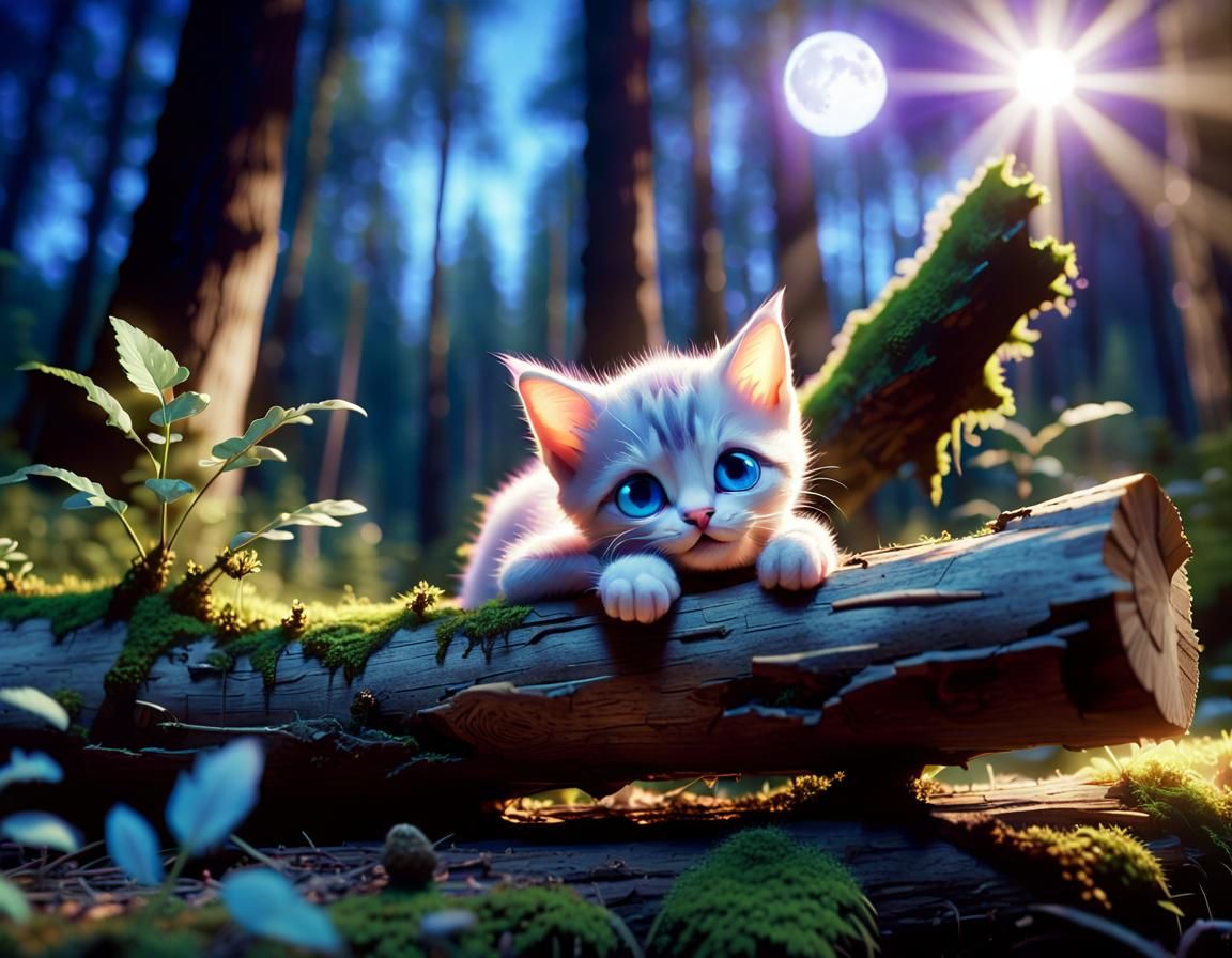 Curious kitten