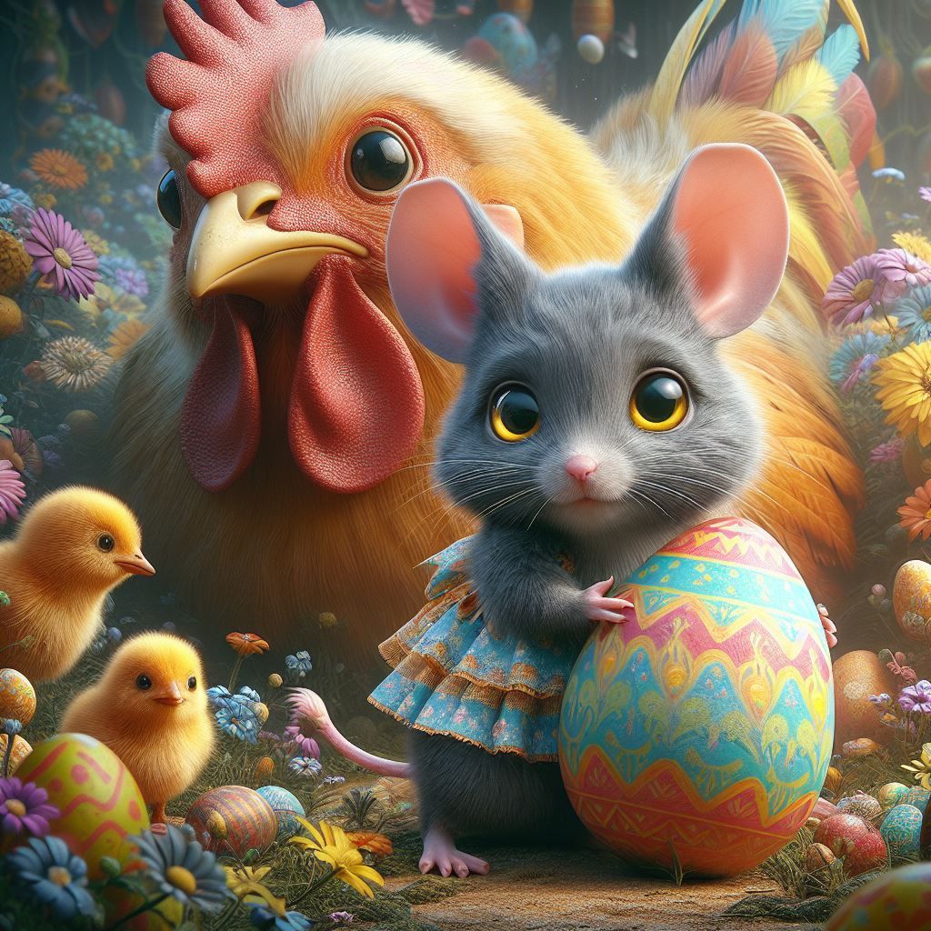 Wee little Easter mouse