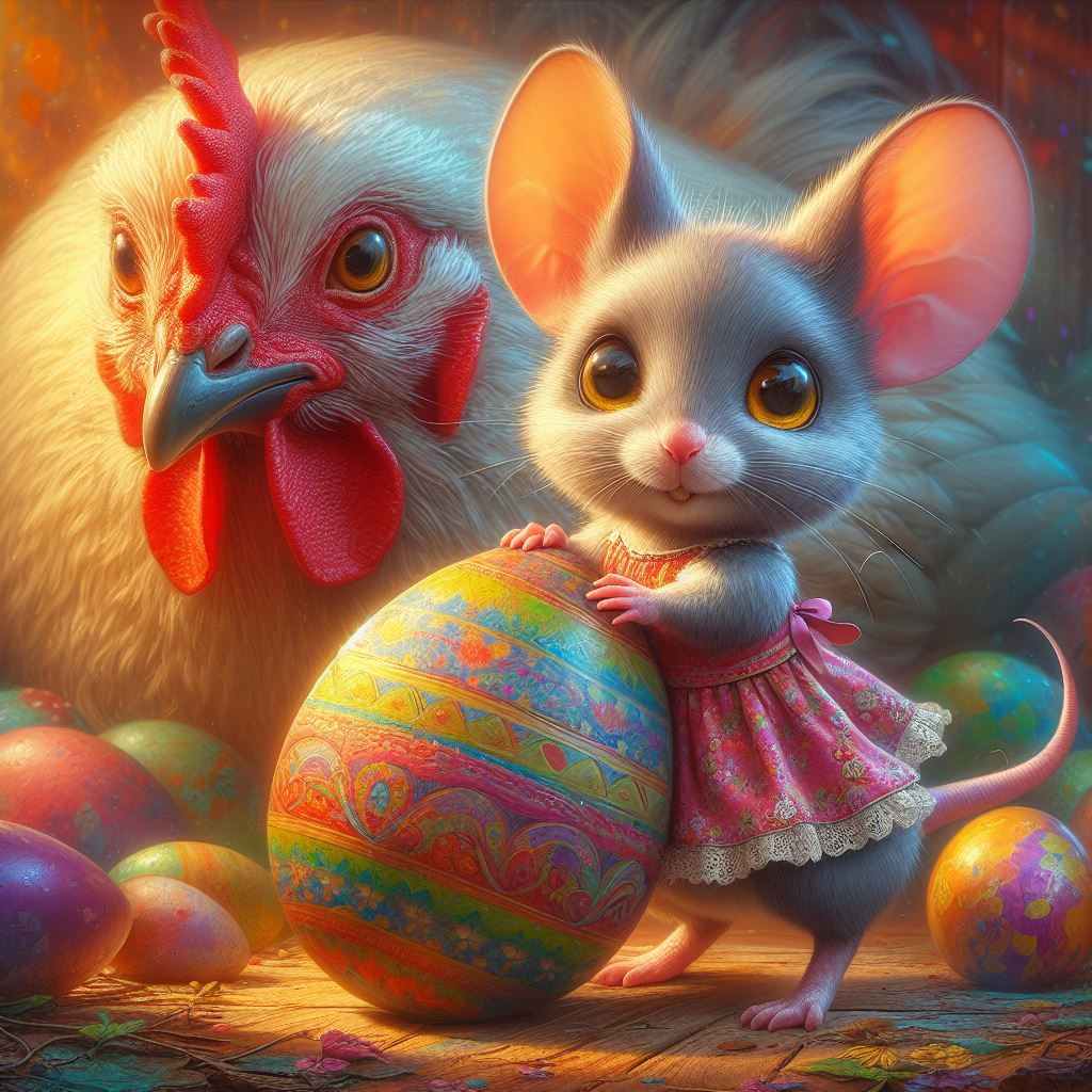Wee little Easter mouse