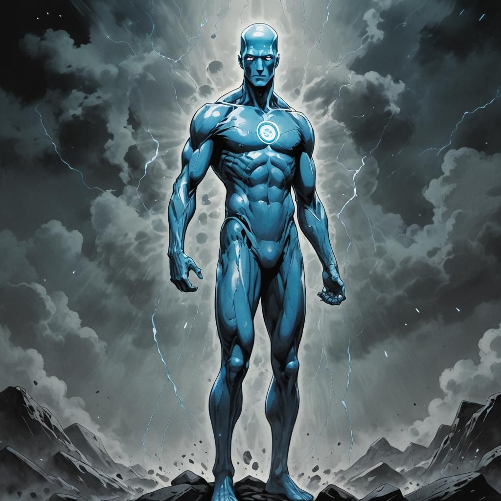 Dr. Manhattan DC Watchmen anime version