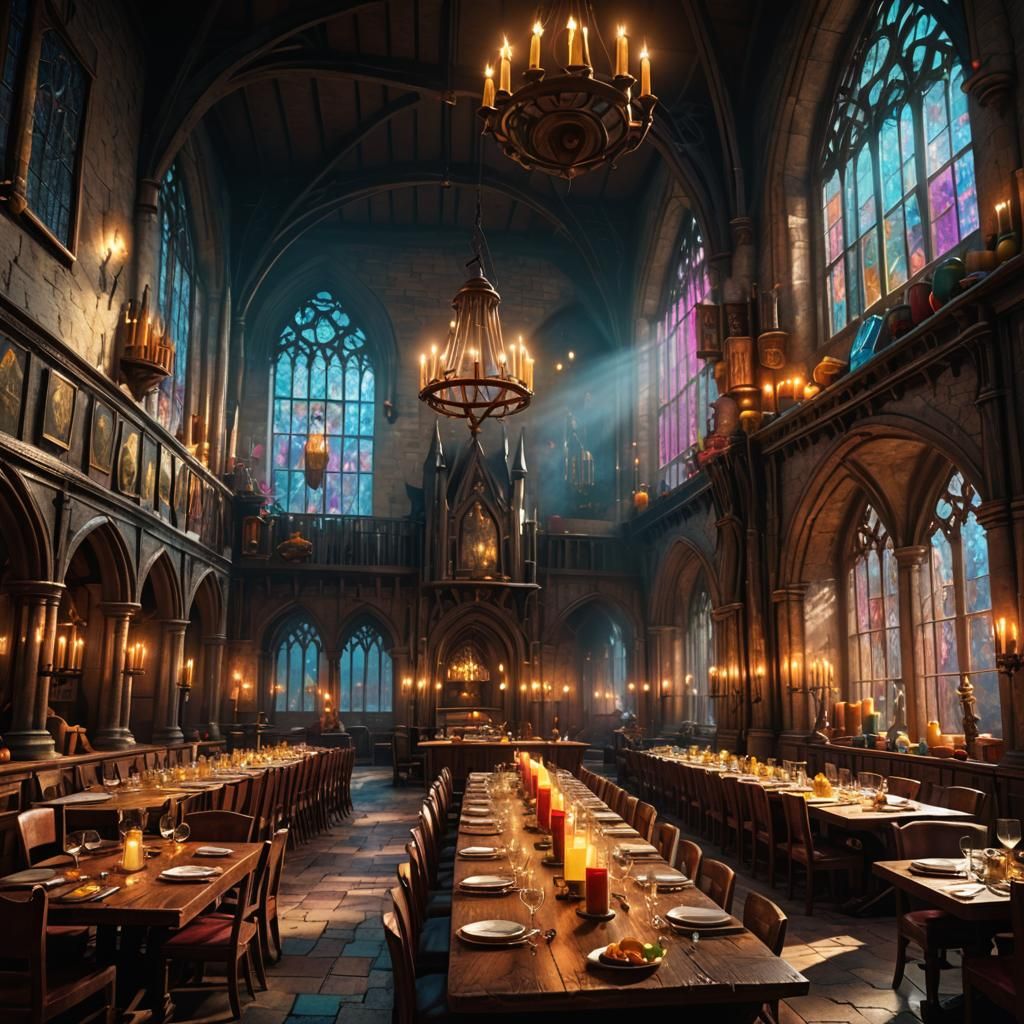 Dining Room at Hogwarts