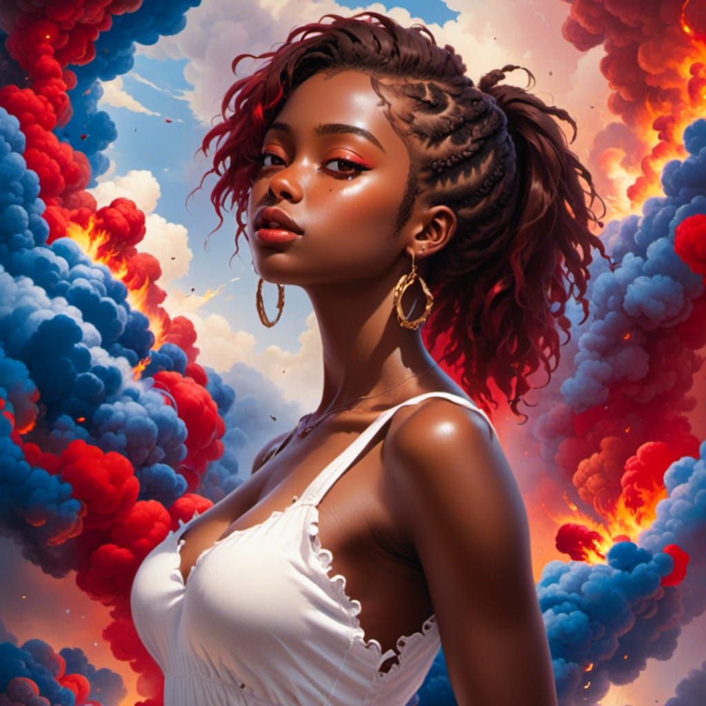 <lora:Eunhagye Bijeon XL:1.0>, Woman Wearing A White Dress, Detailed Face, Symmetrical Perfect Face And Body, Detailed Painting By Artgerm A...