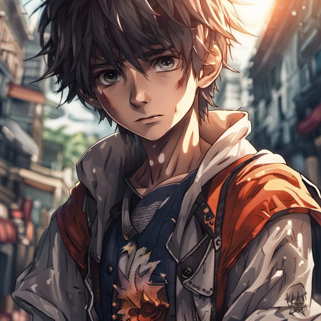 Anime boy from Nicraagua - AI Generated Artwork - NightCafe Creator