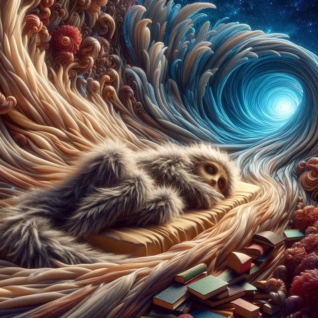 Chill out vortex (with books)