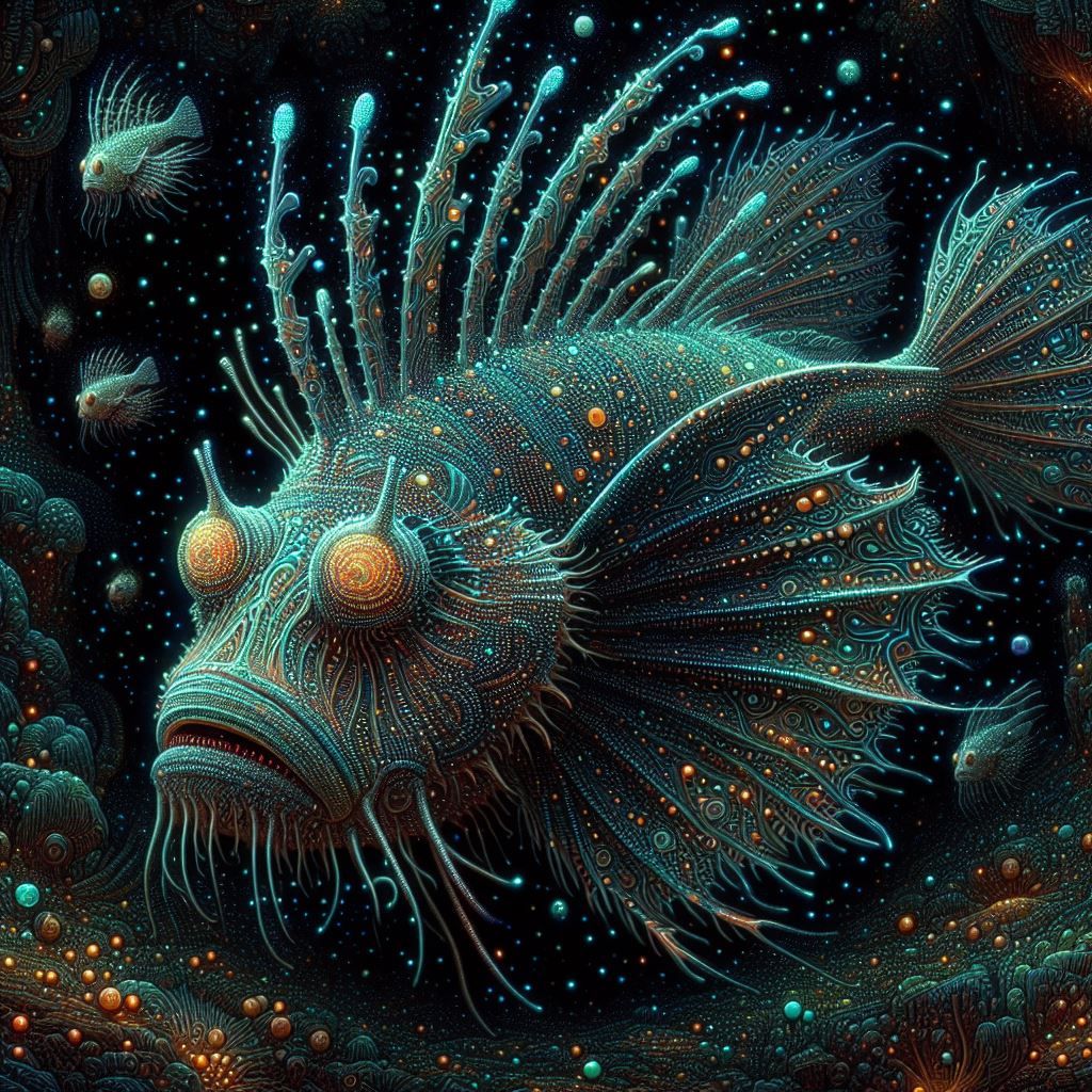 Dreamer Anglerfish II - AI Generated Artwork - NightCafe Creator