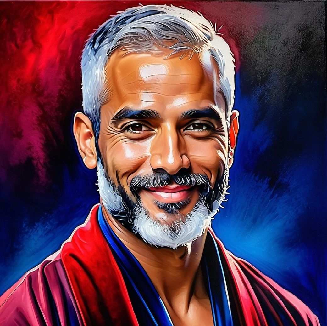 Farid, a handsome bearded daddy