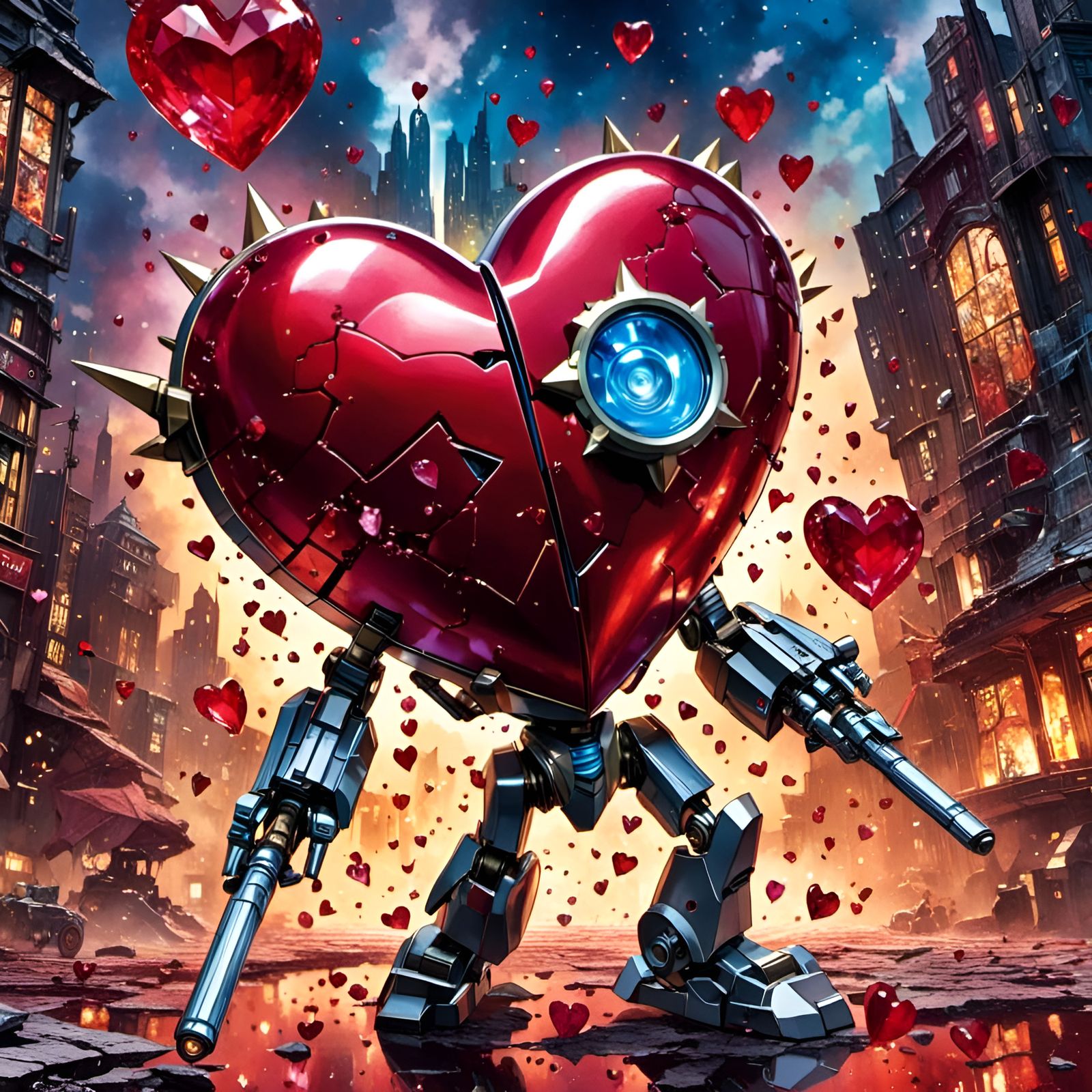 Yu-Gi-Oh Shooting Hearts <lora:HeartCore:1.0> 