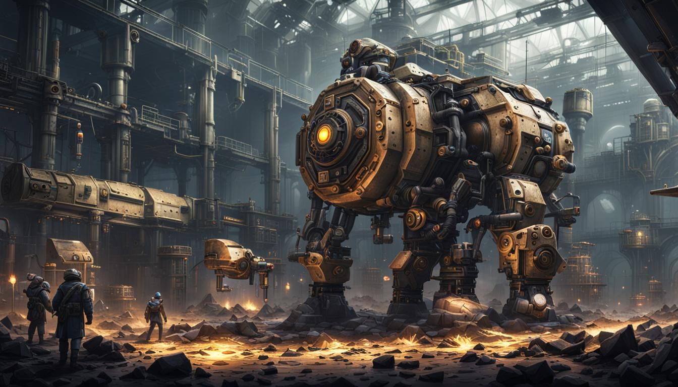 Steampunk foundry dayshift