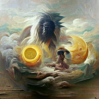 Sun and Moon and their watcher