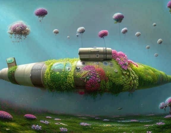 Floral submarine