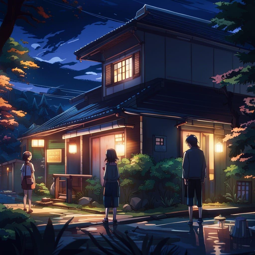 Avikalp Exclusive Awi1435 Anime House in Forest Full HD Wallpapers (274cm x  213cm) : Amazon.in: Home Improvement