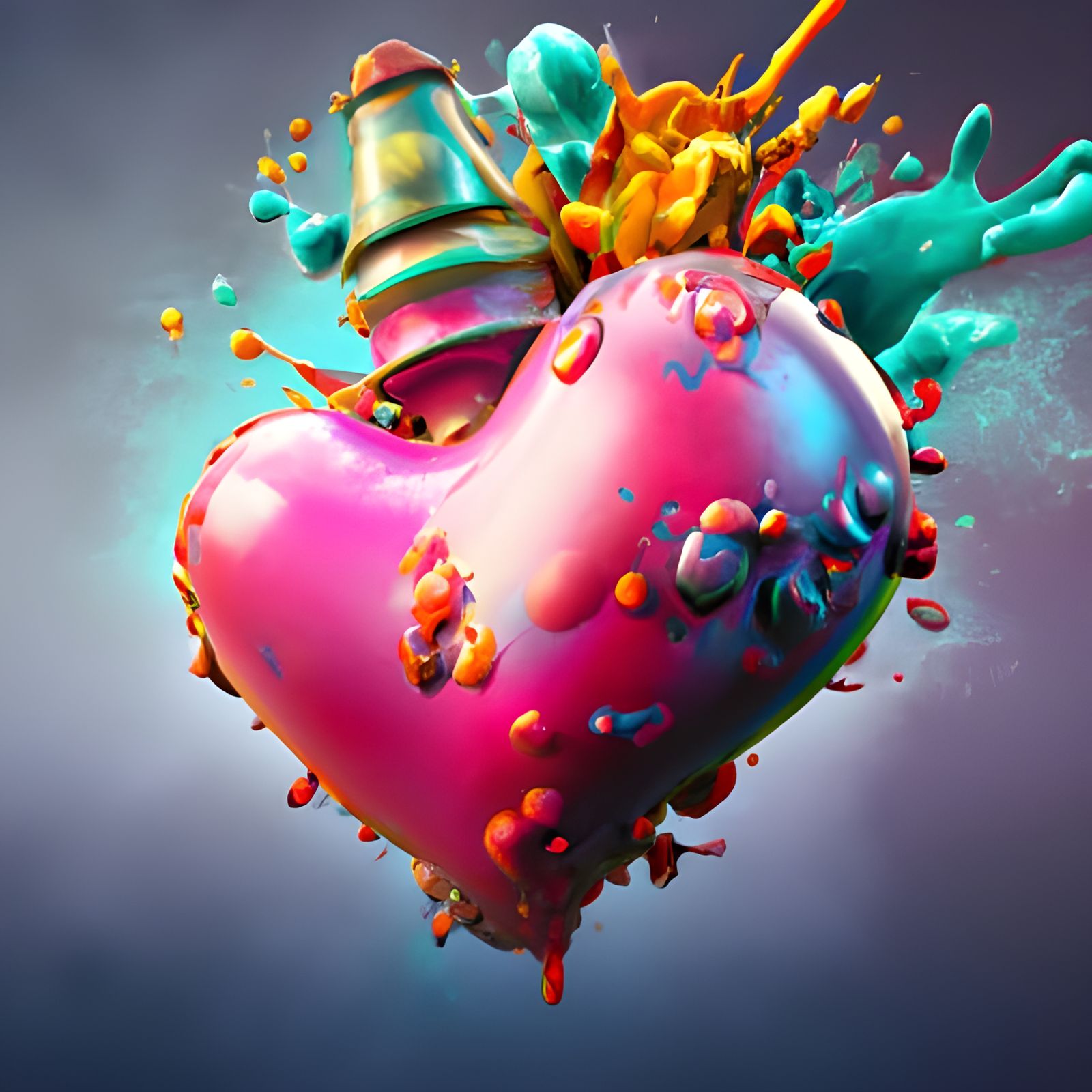 Exploding Rocket Heart
