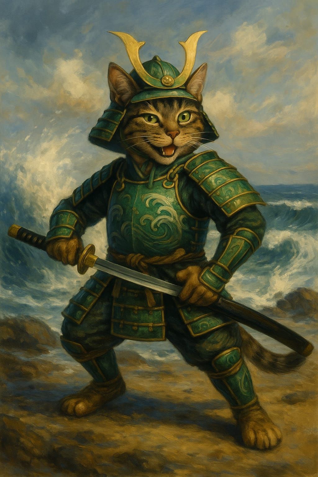 Otis as a Mantis Clan Samurai