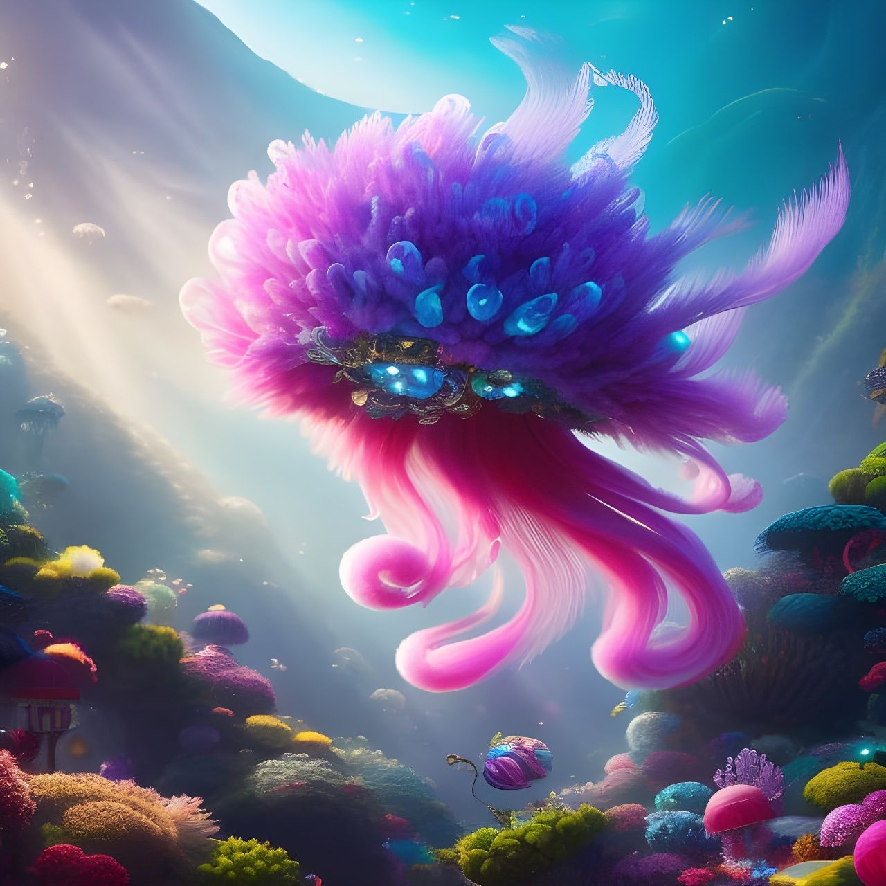 Mythical Creature of The Subaquatica Forest