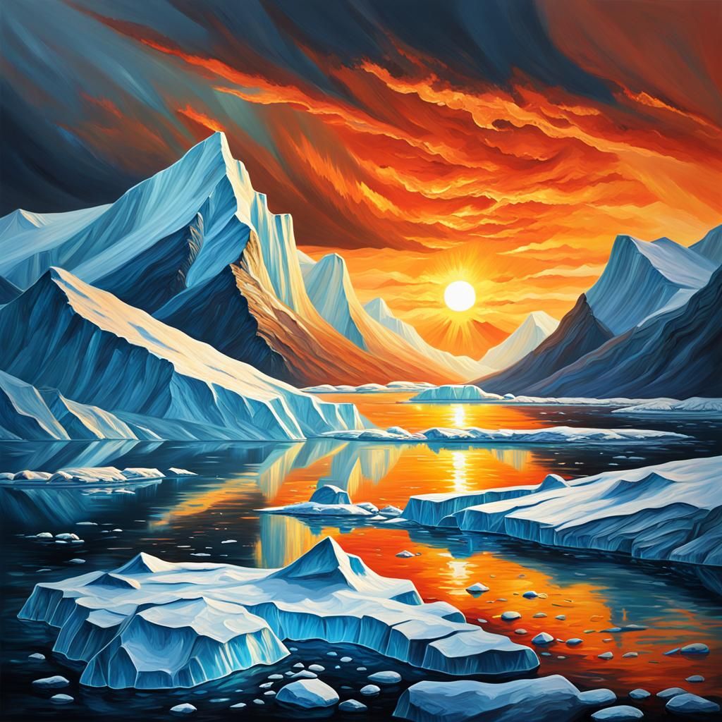 Arctic painting