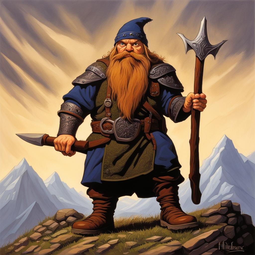 Gimli, son of Gloin - AI Generated Artwork - NightCafe Creator