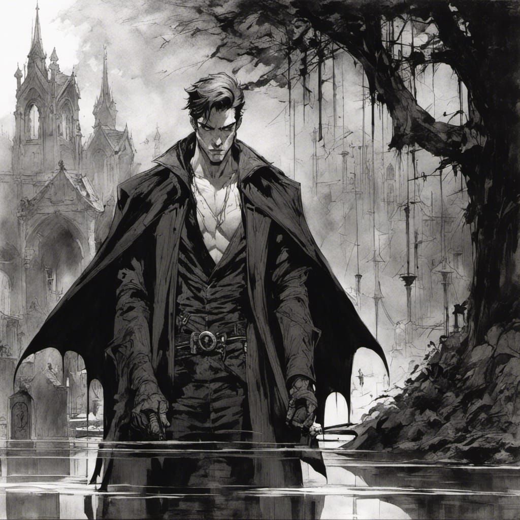 The Swamp Vampire  by @lawdog