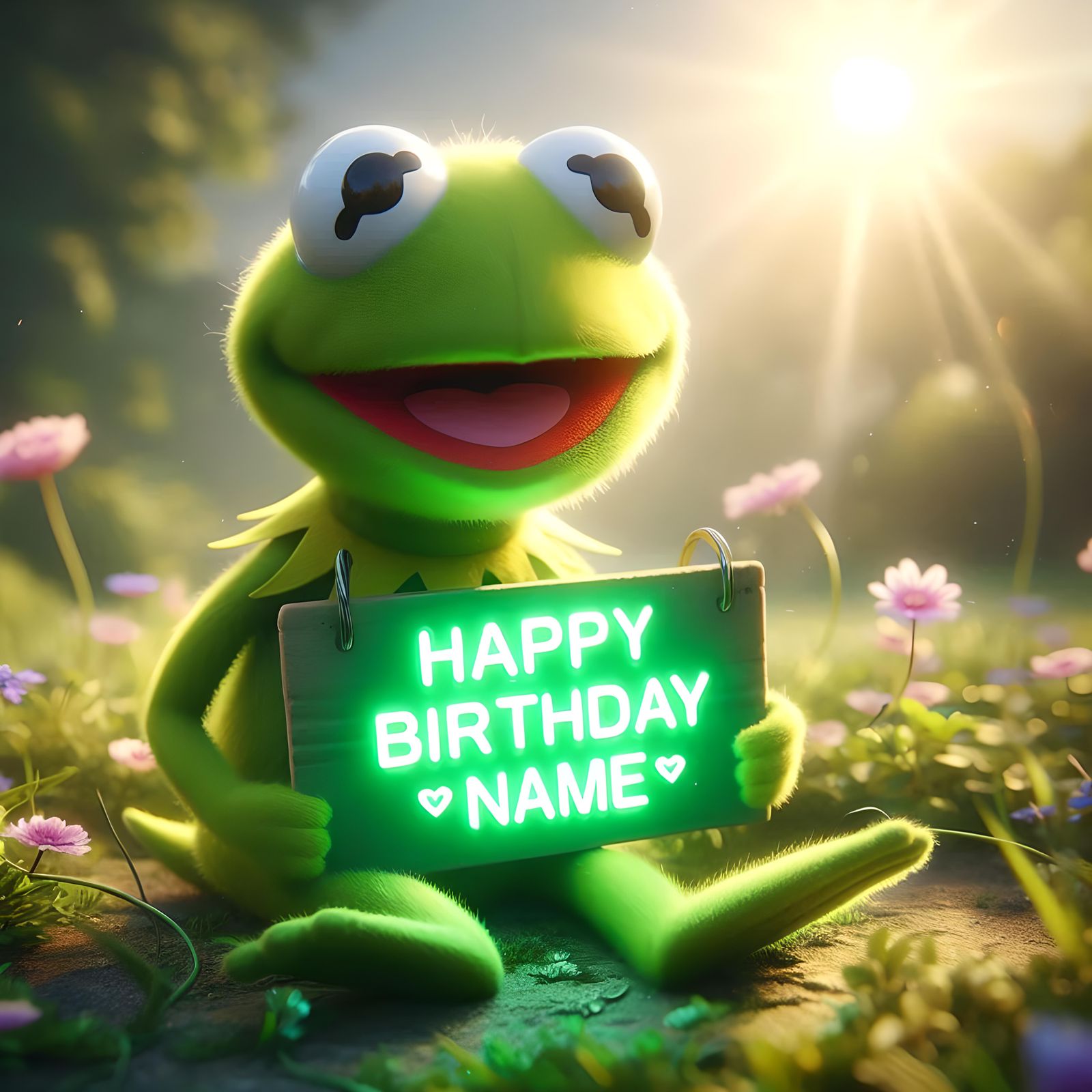Happy Birthday Kermit💚(Open Prompt)