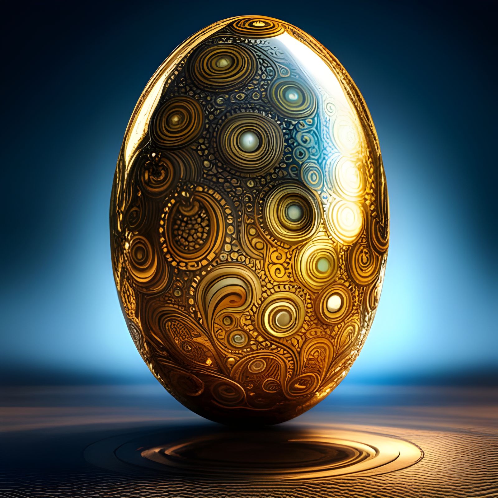 Ancient Golden Egg Museum Piece  by @Doc_Kuku