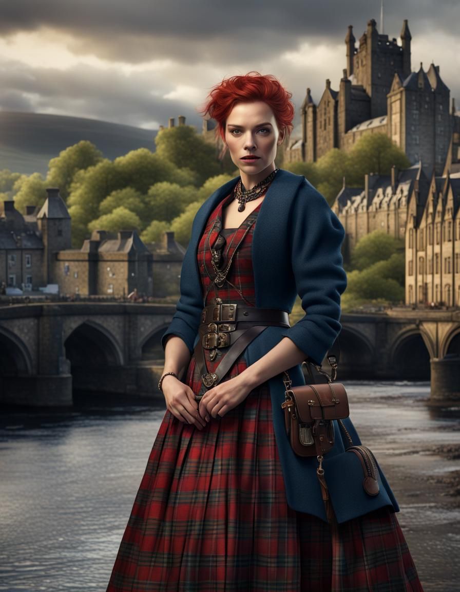 Scottish Lady - AI Generated Artwork - NightCafe Creator