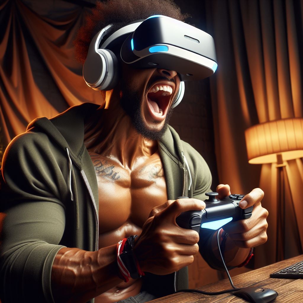 Gamer going crazy  by @Monstertaki