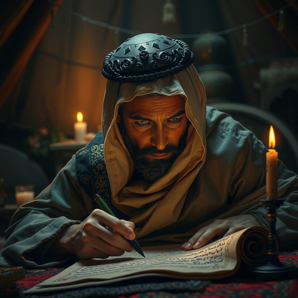 Arabian Scholar  by @Mystery Mask