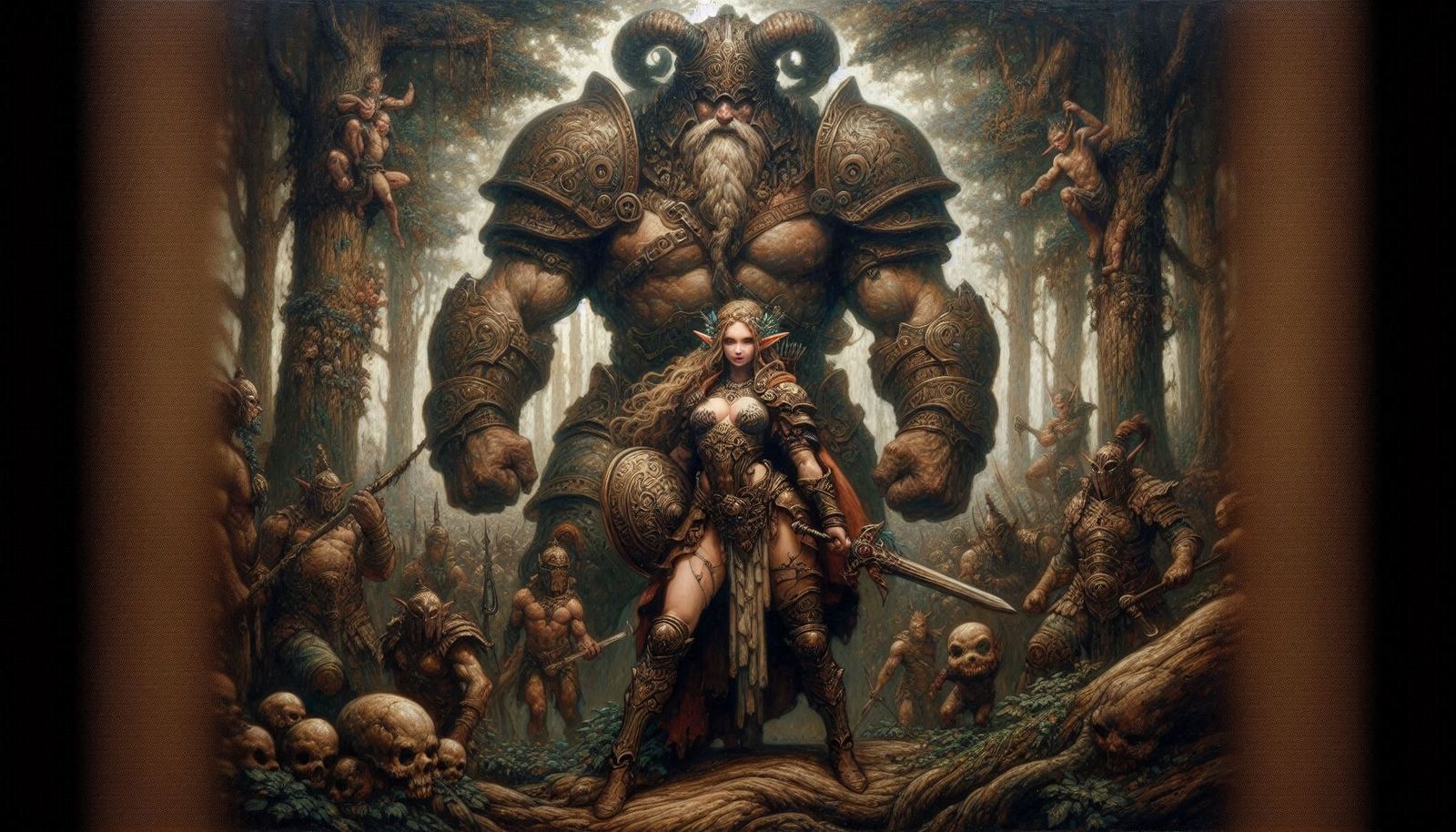 Warrior Queen of the Forest And her Unstoppable General