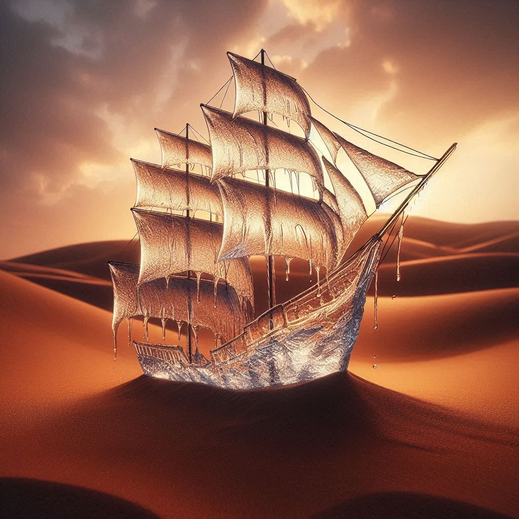 Desert water ship