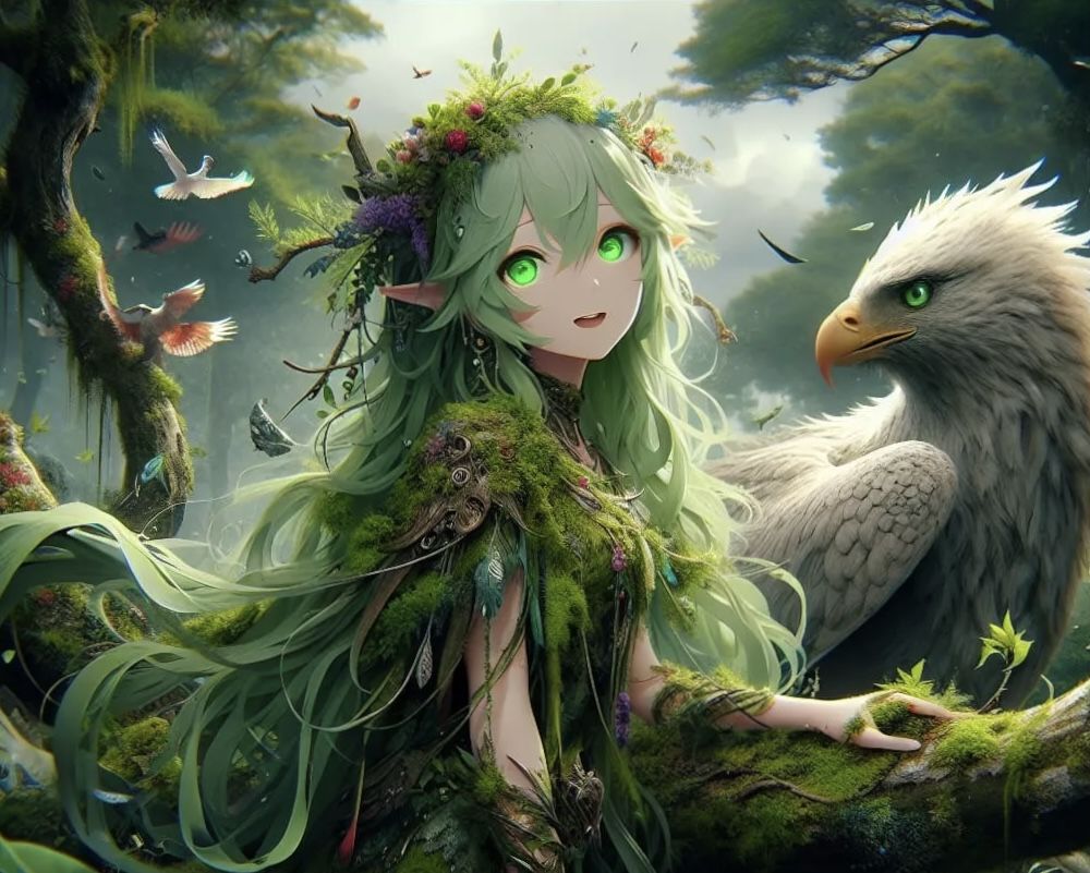 Dryad & White Griffin