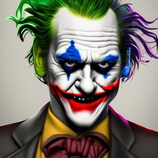 Joker by Christopher Lloyd - AI Generated Artwork - NightCafe Creator