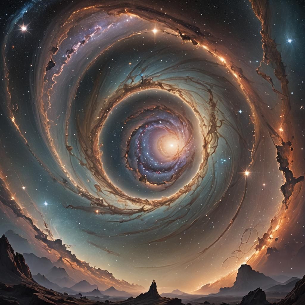 Cosmic Portal to a Distant Planet