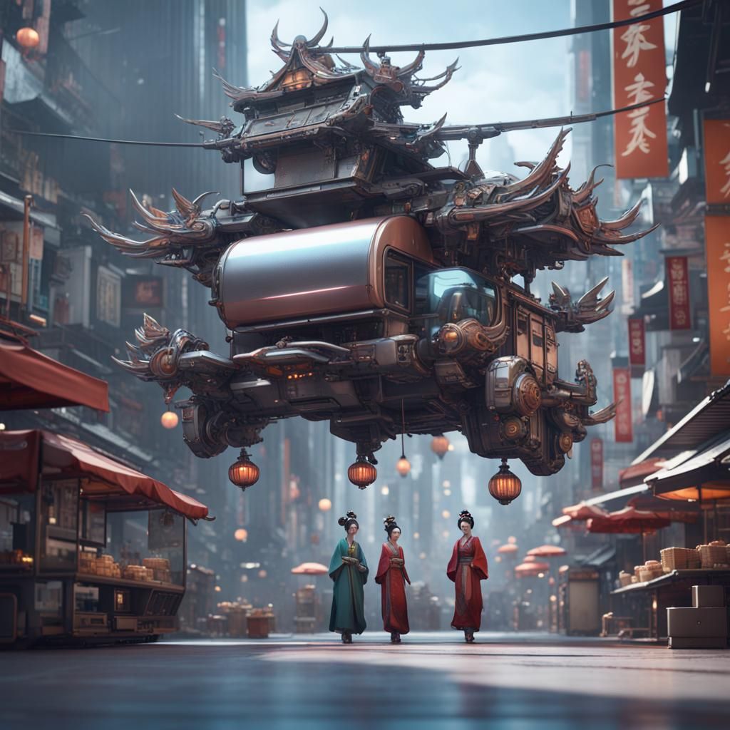 Flying Asian Food Truck, your hunger flies away  by @Infinity