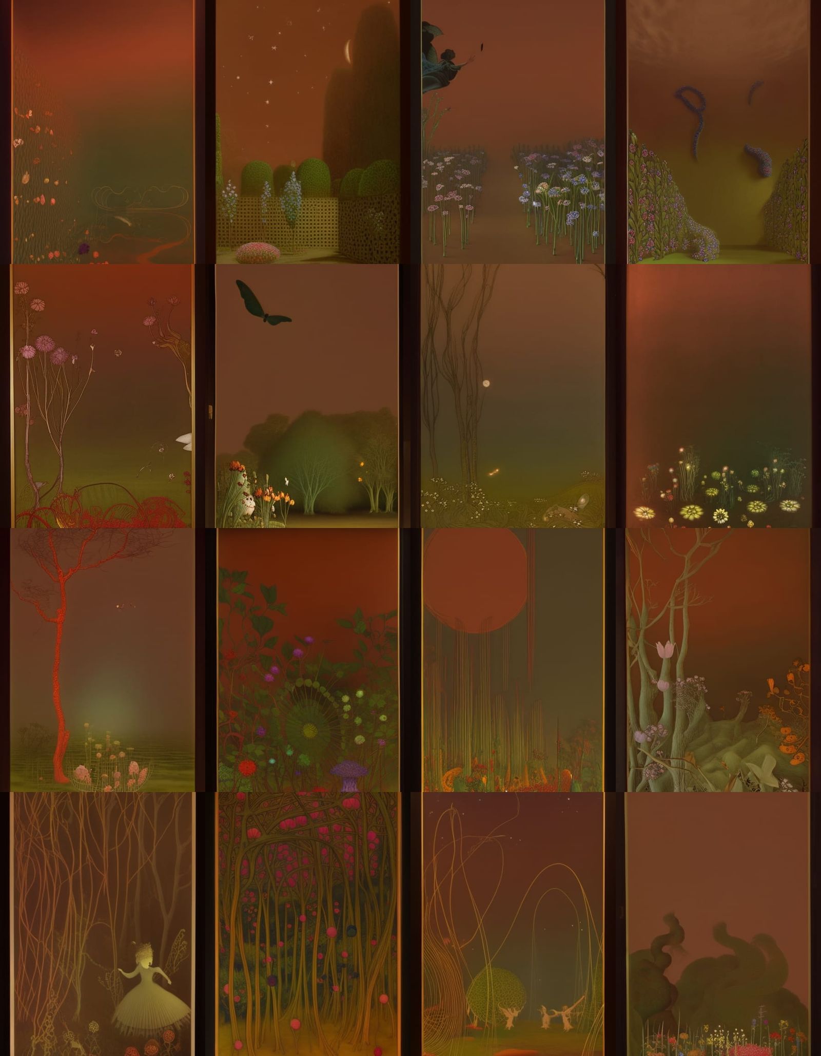 Midnight Garden - AI Generated Artwork - NightCafe Creator