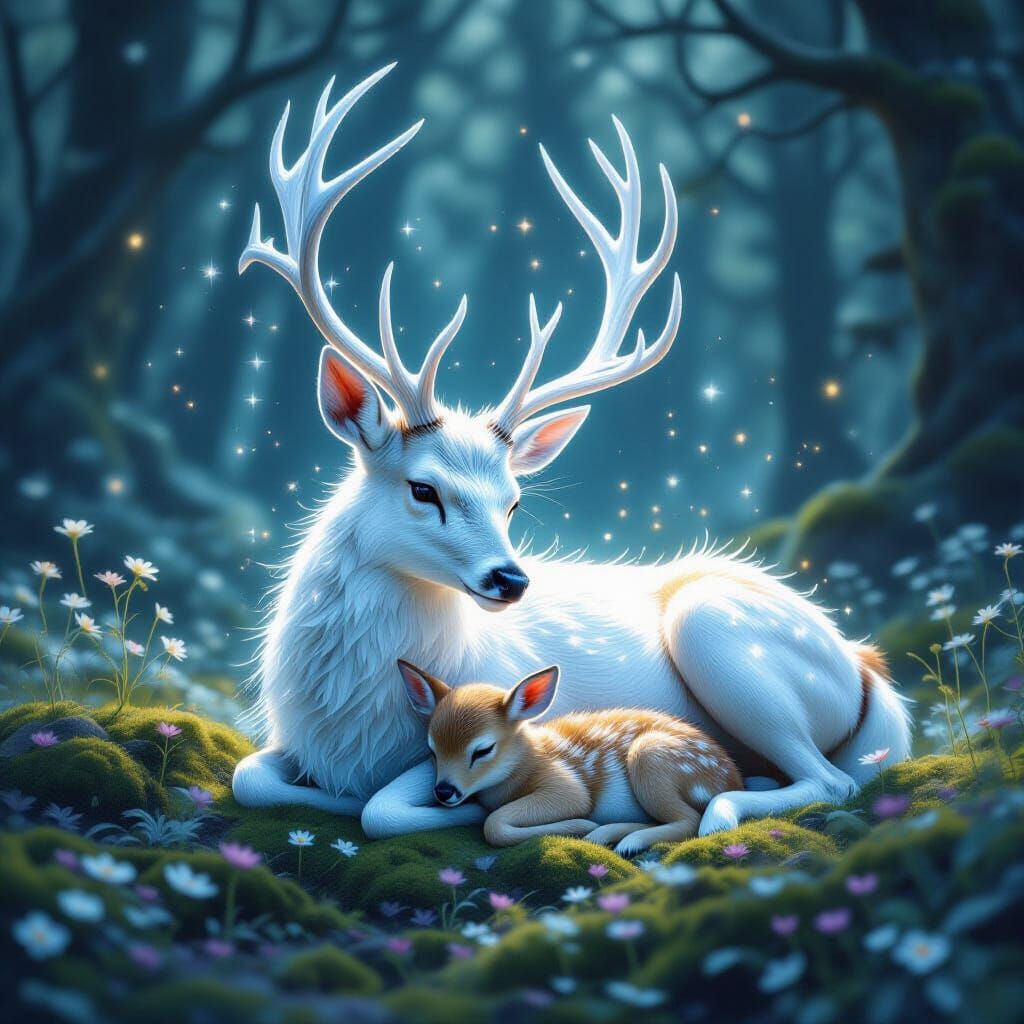 Mystical Deer  by @Csf