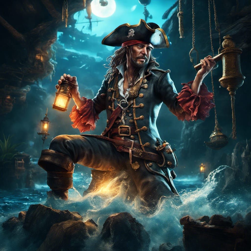 Whimsical Pirate - Ai Generated Artwork - Nightcafe Creator