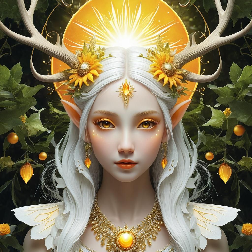 Sunny fairy at night   by @Marv