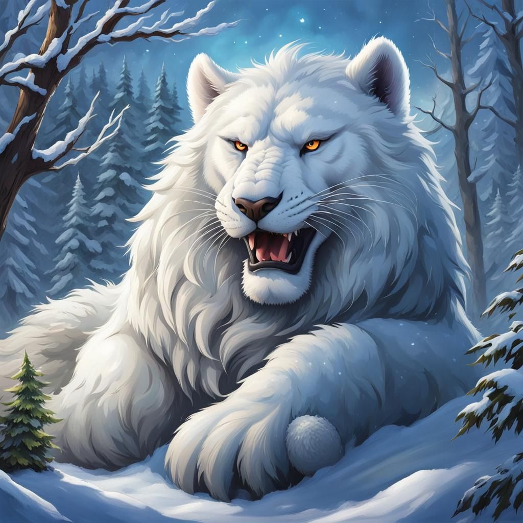 Kimba the white Lion  by @Len H