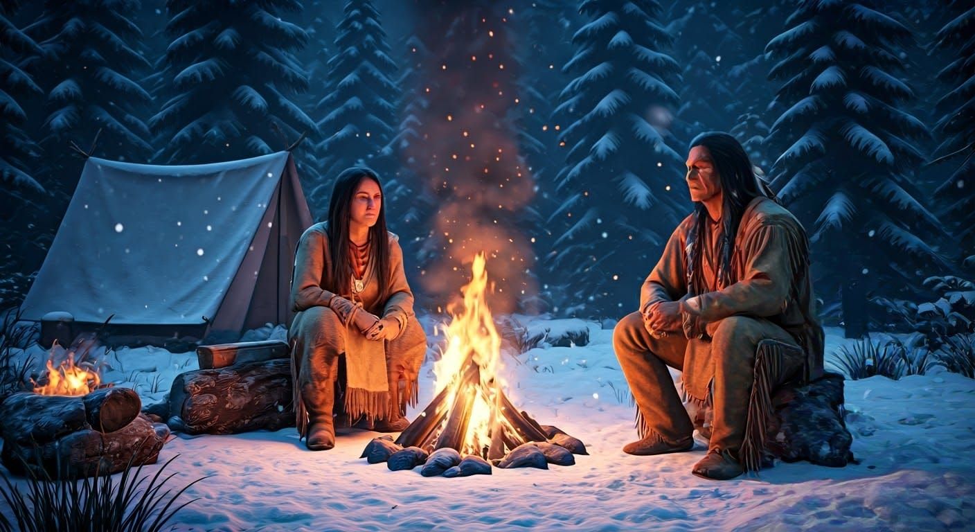 Winter Fire  by @Doctor Mortose