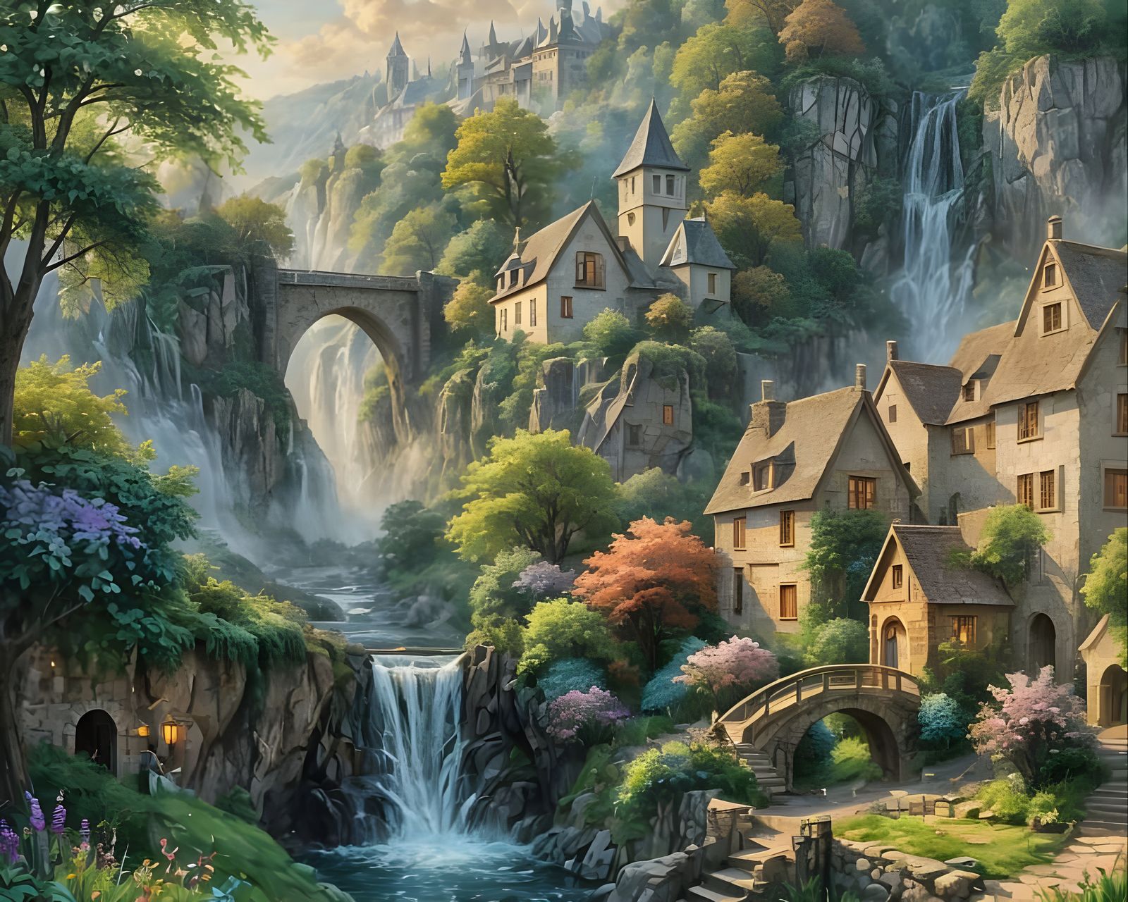 Fantasy Medieaval Village
