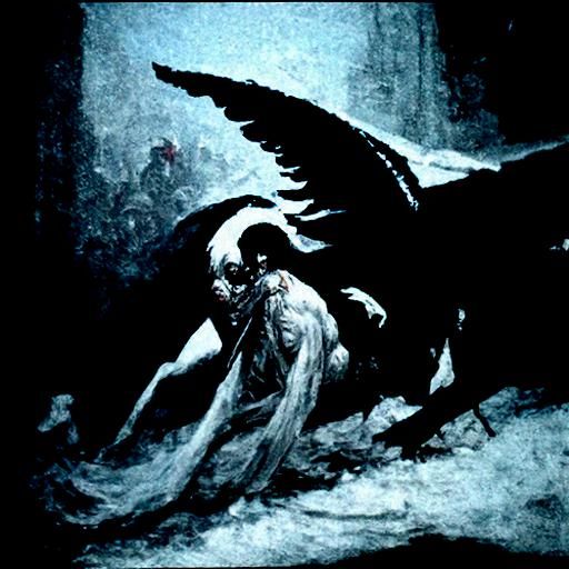 black winged angel