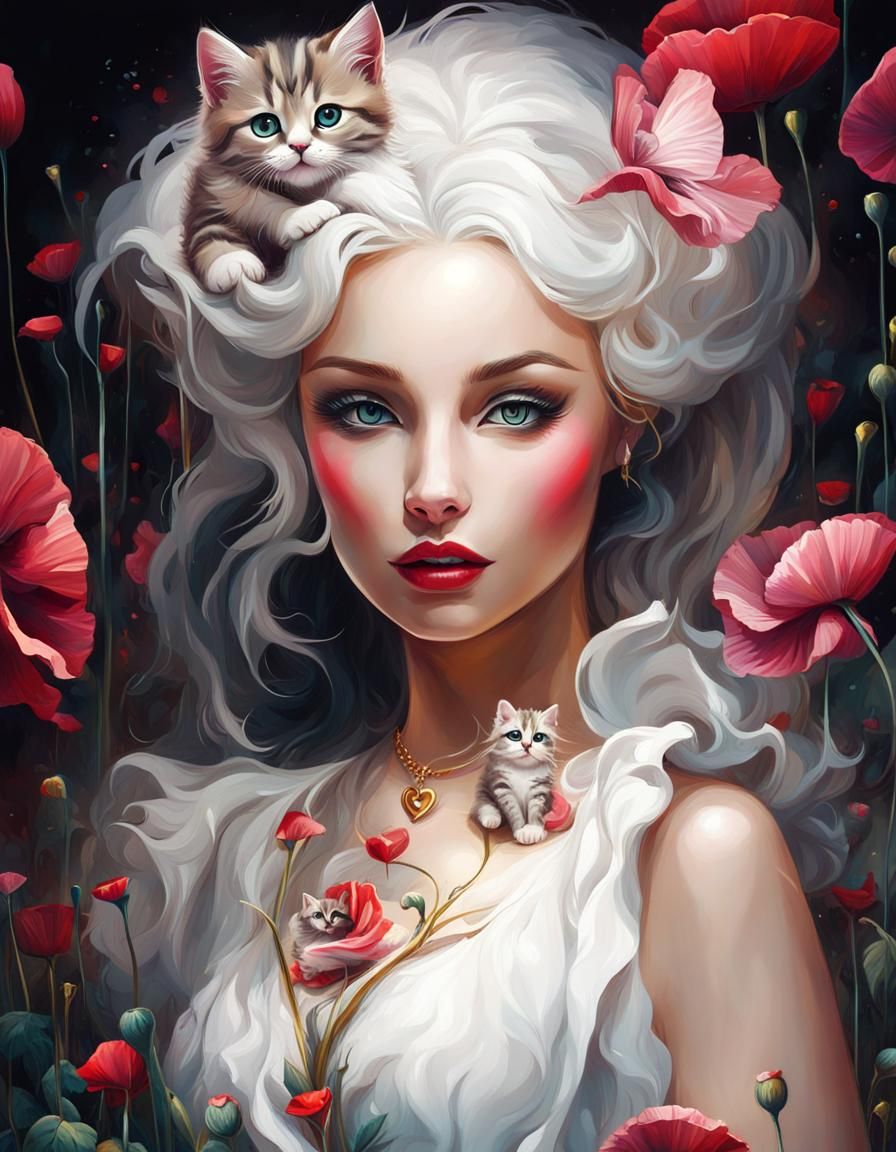 In the poppies
