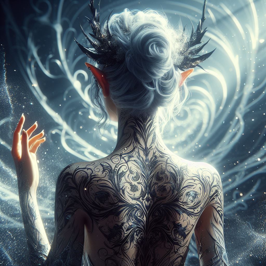 Beautiful elven tattoos III