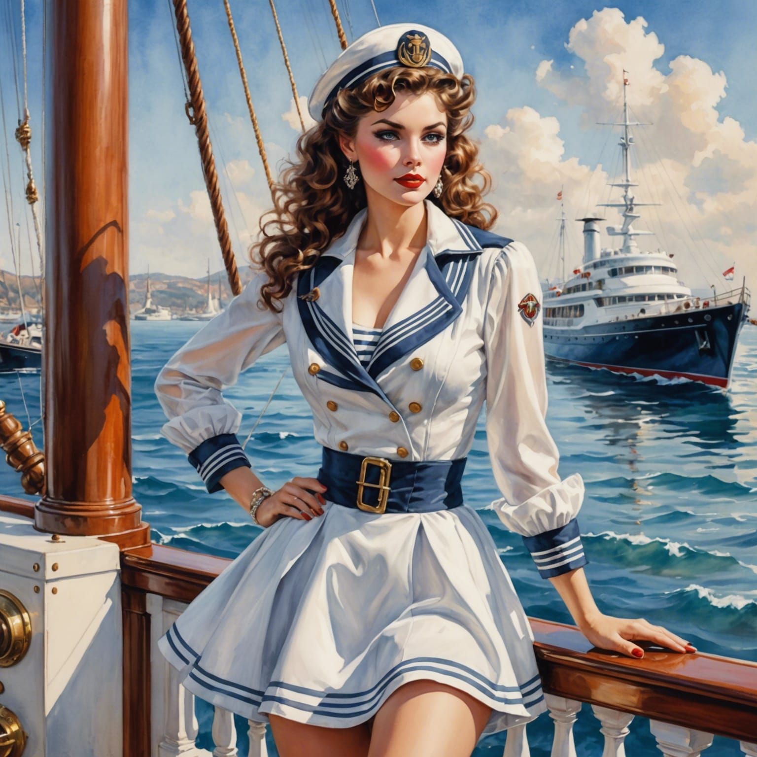 Beautiful Pinup Girl  by @RDP72