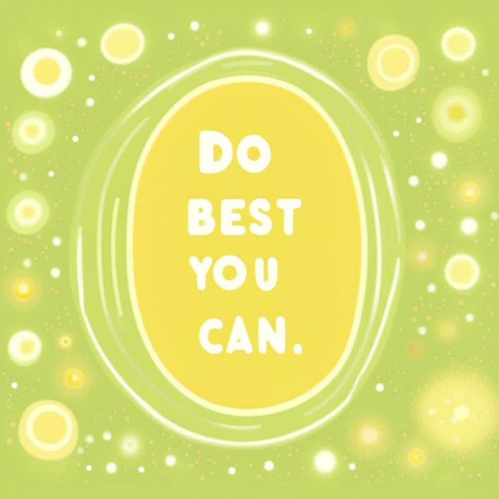 ✫ Do the best you can ✫