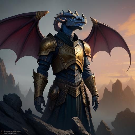 Dragonborn - AI Generated Artwork - NightCafe Creator