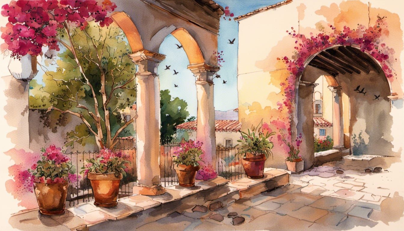 Mission Santa Amanita  by @Xcalicoco