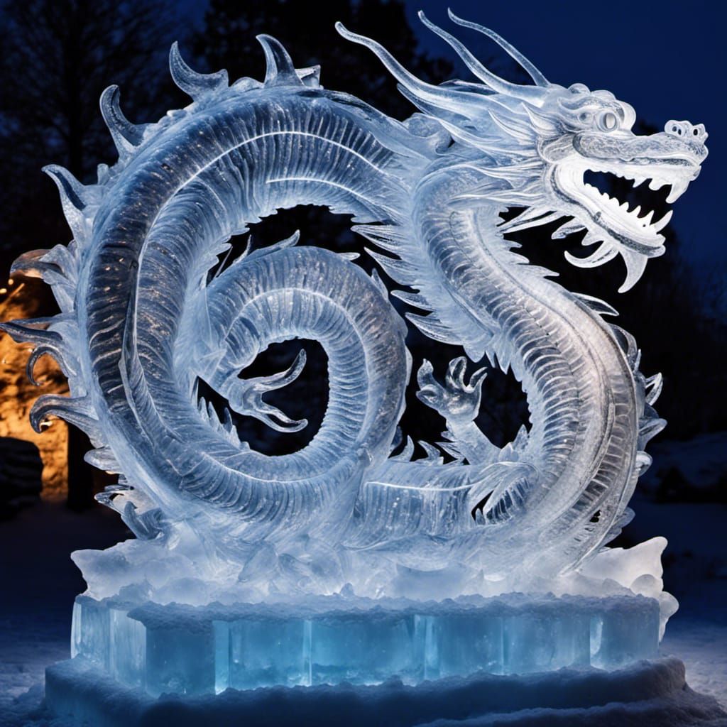 Frozen Chinese Dragon