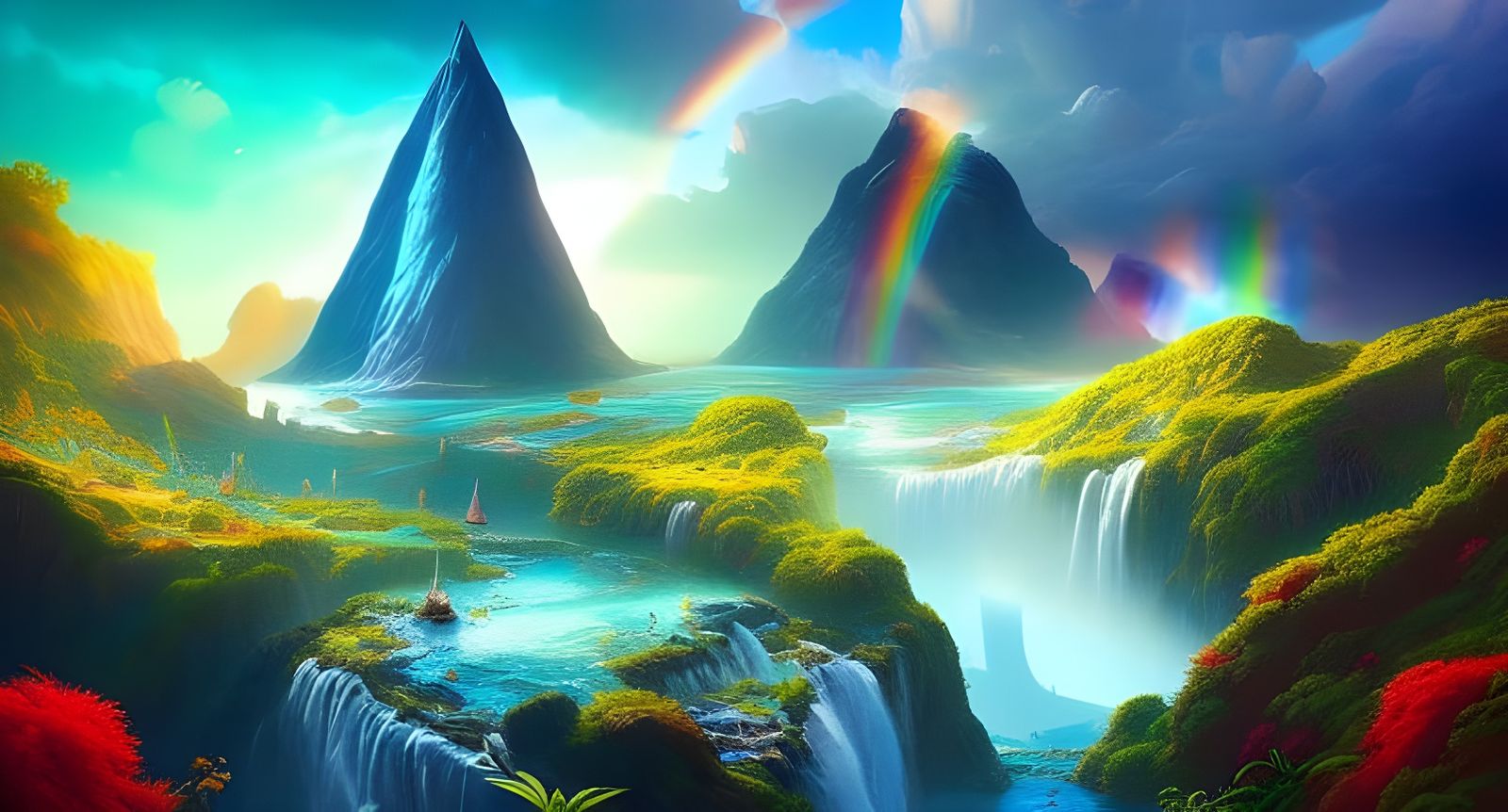 Diamond mountains & falls
