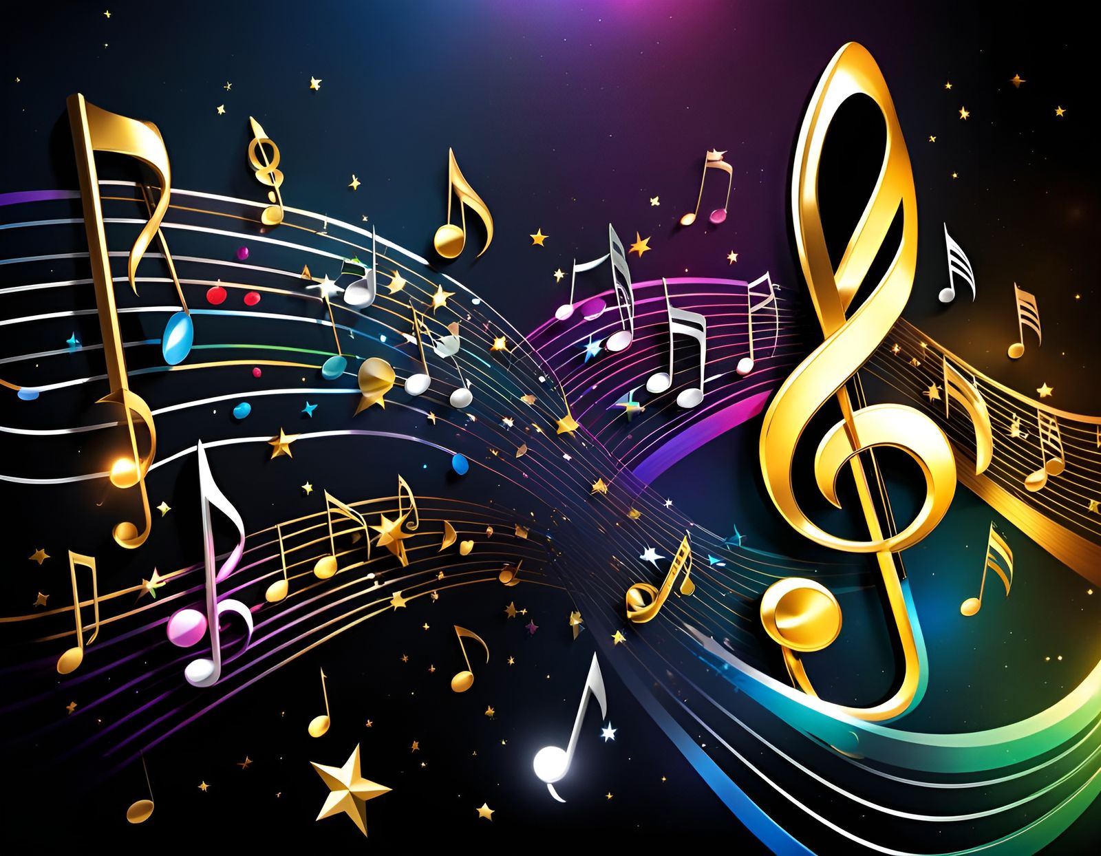 A musical score